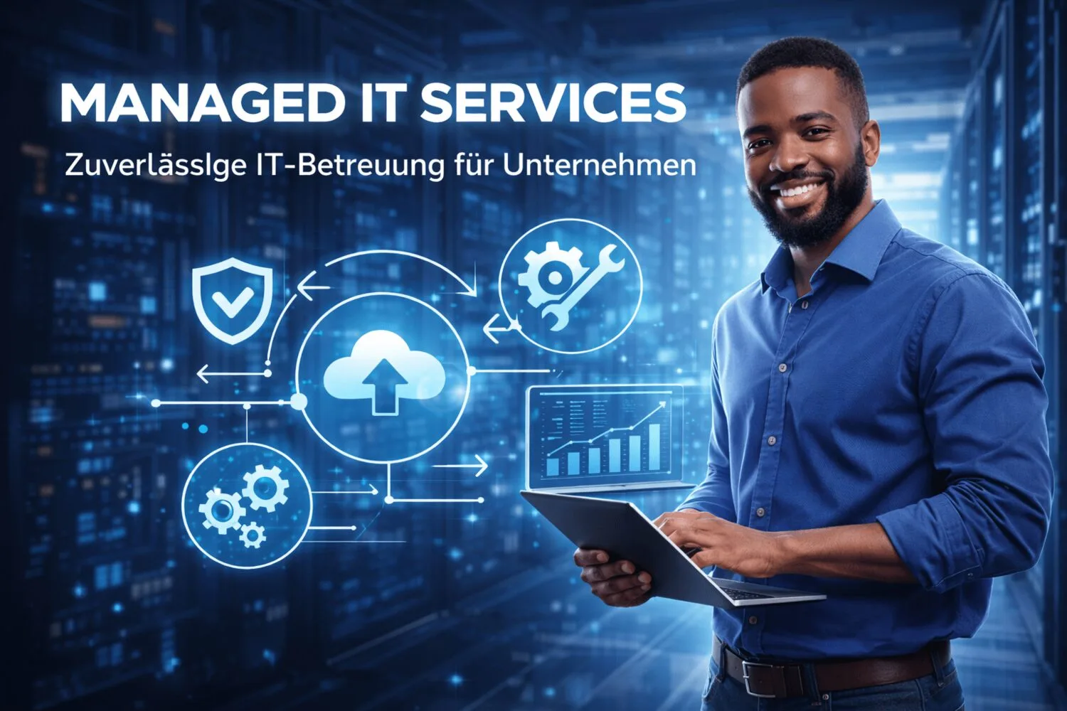Server- und Netzwerk-Infrastruktur, die Brinn Computer proaktiv betreut