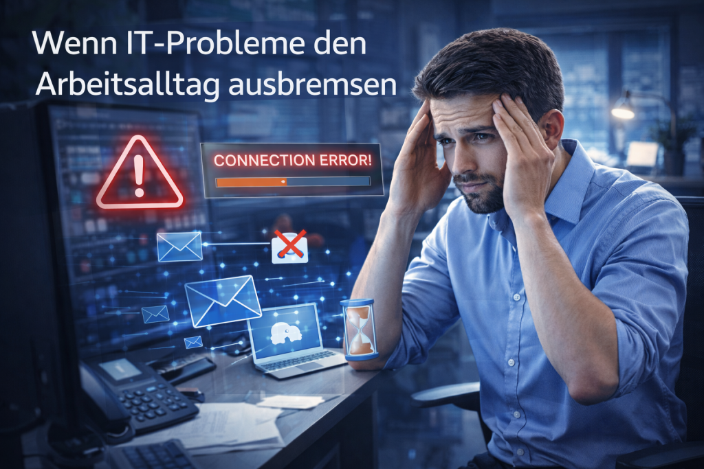 Wenn IT-Probleme den Arbeitsalltag ausbremsen