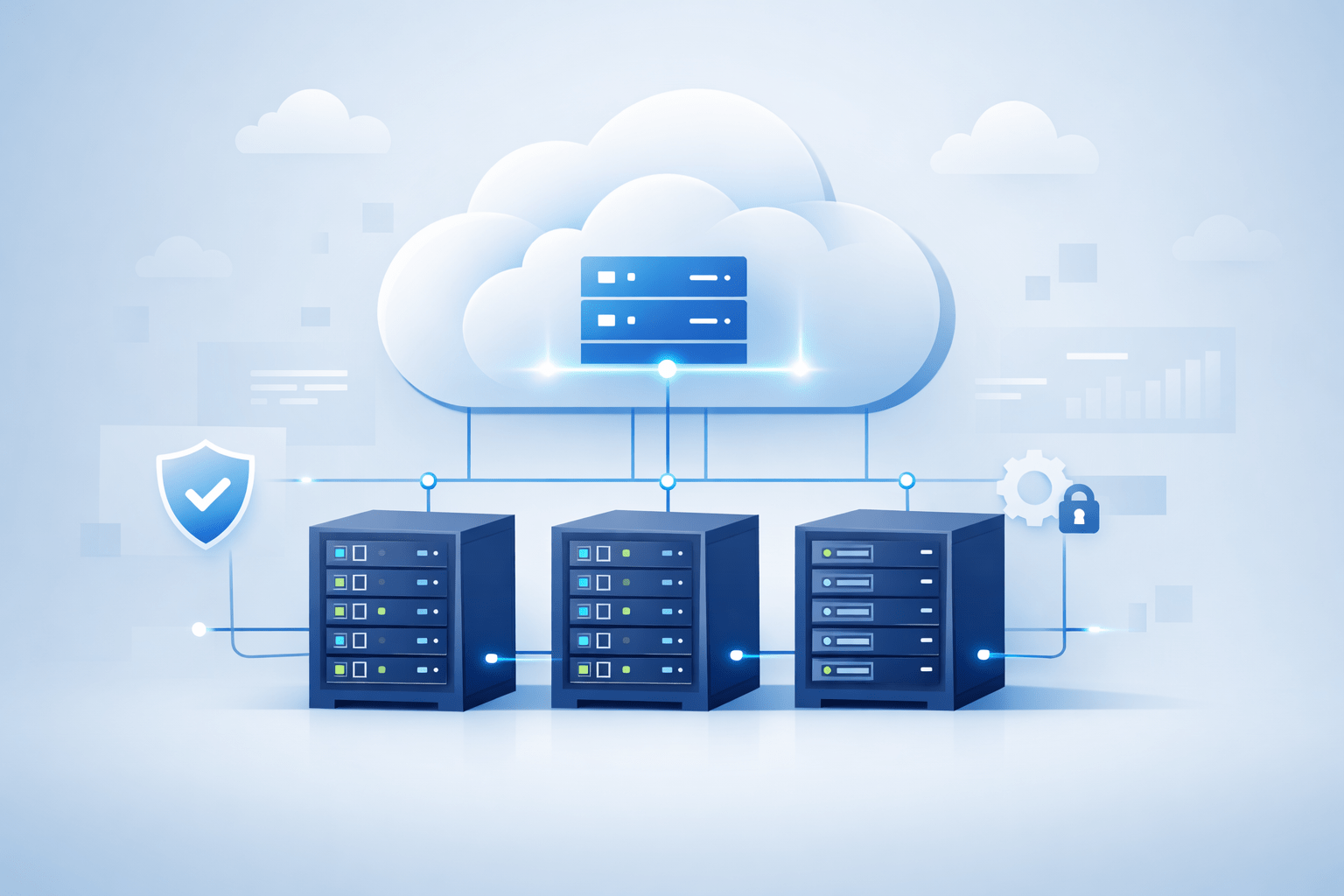 Cloud-Computing mit Servern und Sicherheit